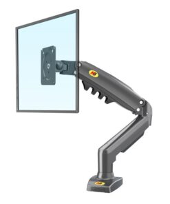 Arm màn hình máy tính gắn bàn NB F80 17-30 inch, giá treo màn hình lcd cột đứng nâng hạ dễ dàng
