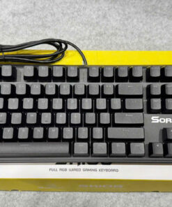 Bàn phím cơ Sorex SK108 RGB - 104 key - Red/Blue Switch - Màu đen. Bảo Hành 12 Tháng